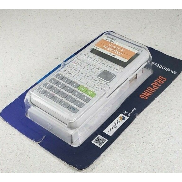 Casio - Graphing Calculator - White - fx-9750GIII-WE - New Sealed - Picture 2 of 11